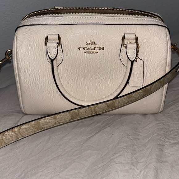 Coach Handbags - New condition medium cream coach bag